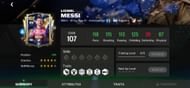 EA FC Mobile TOTY Honourable Mentions Messi Stats (Image via EA Sports)